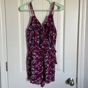 Xhilaration medium floral romper